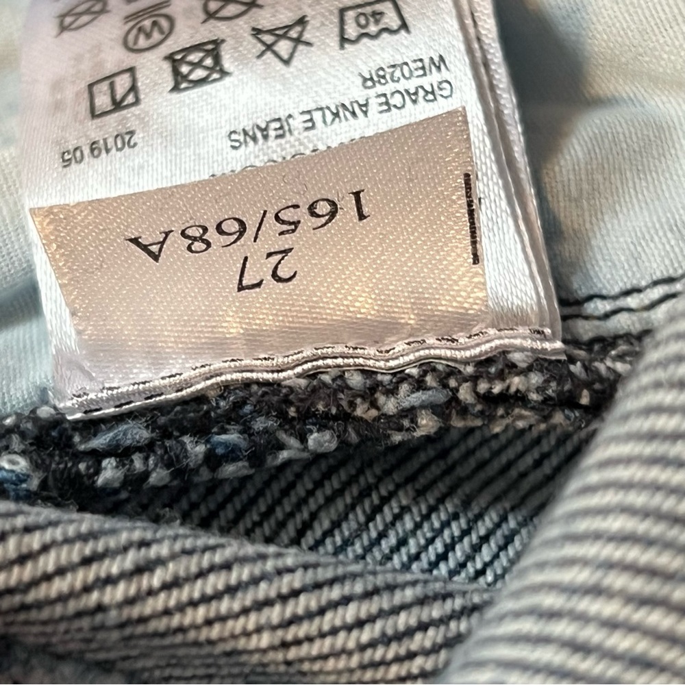 All Saints "Grace" Blue Mid Rise Skinny Jeans US 27 ($199) - Picture 6 of 8